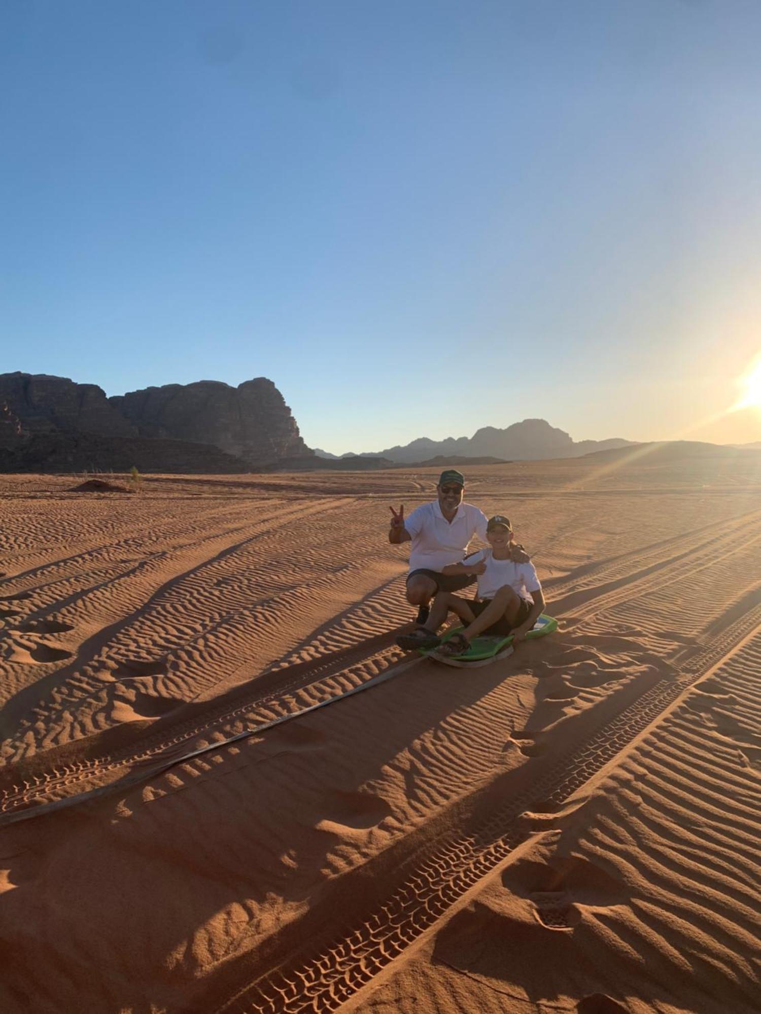 Wadi Rum Sky Camp Bagian luar foto