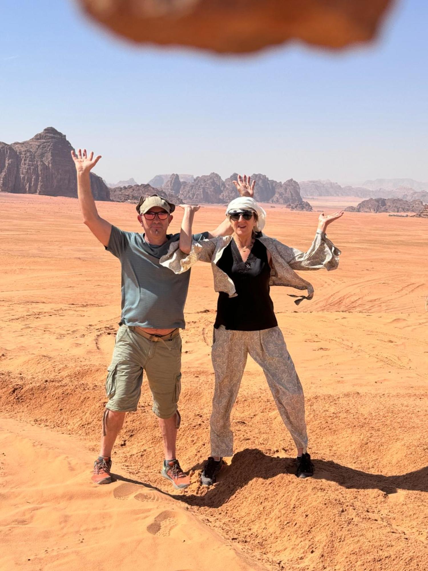 Wadi Rum Sky Camp Bagian luar foto