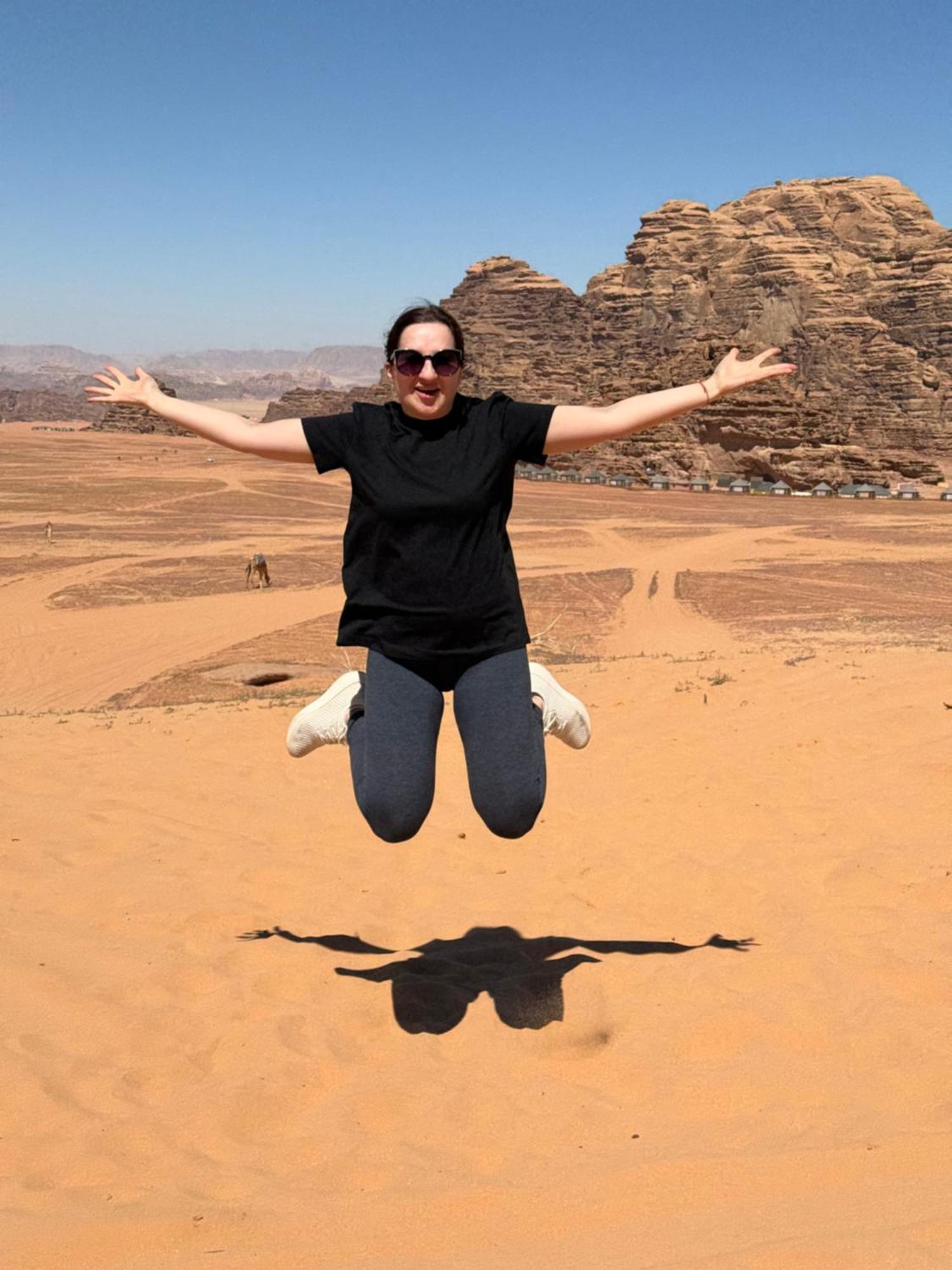 Wadi Rum Sky Camp Bagian luar foto