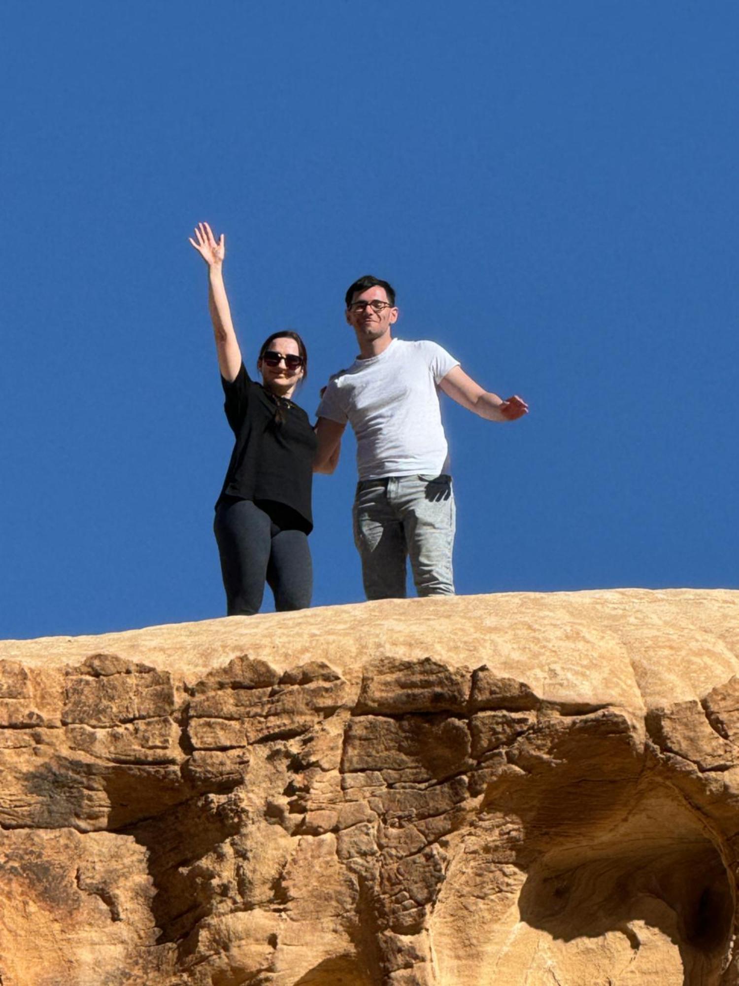 Wadi Rum Sky Camp Bagian luar foto